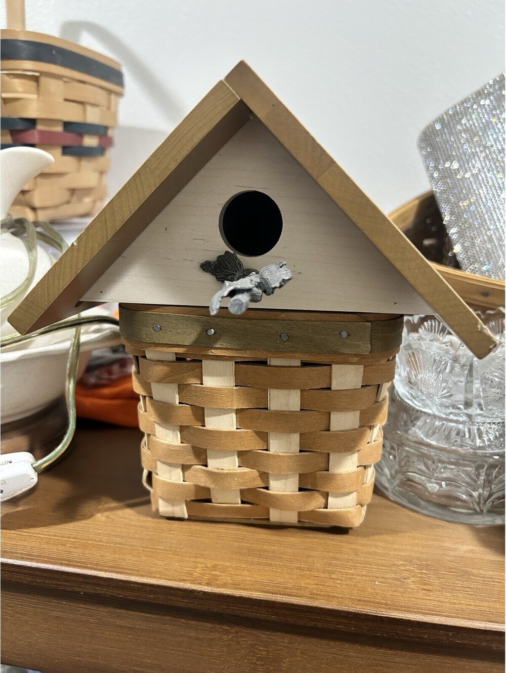 Longaberger Birdhouse Basket Collectors Club Combo Bird House